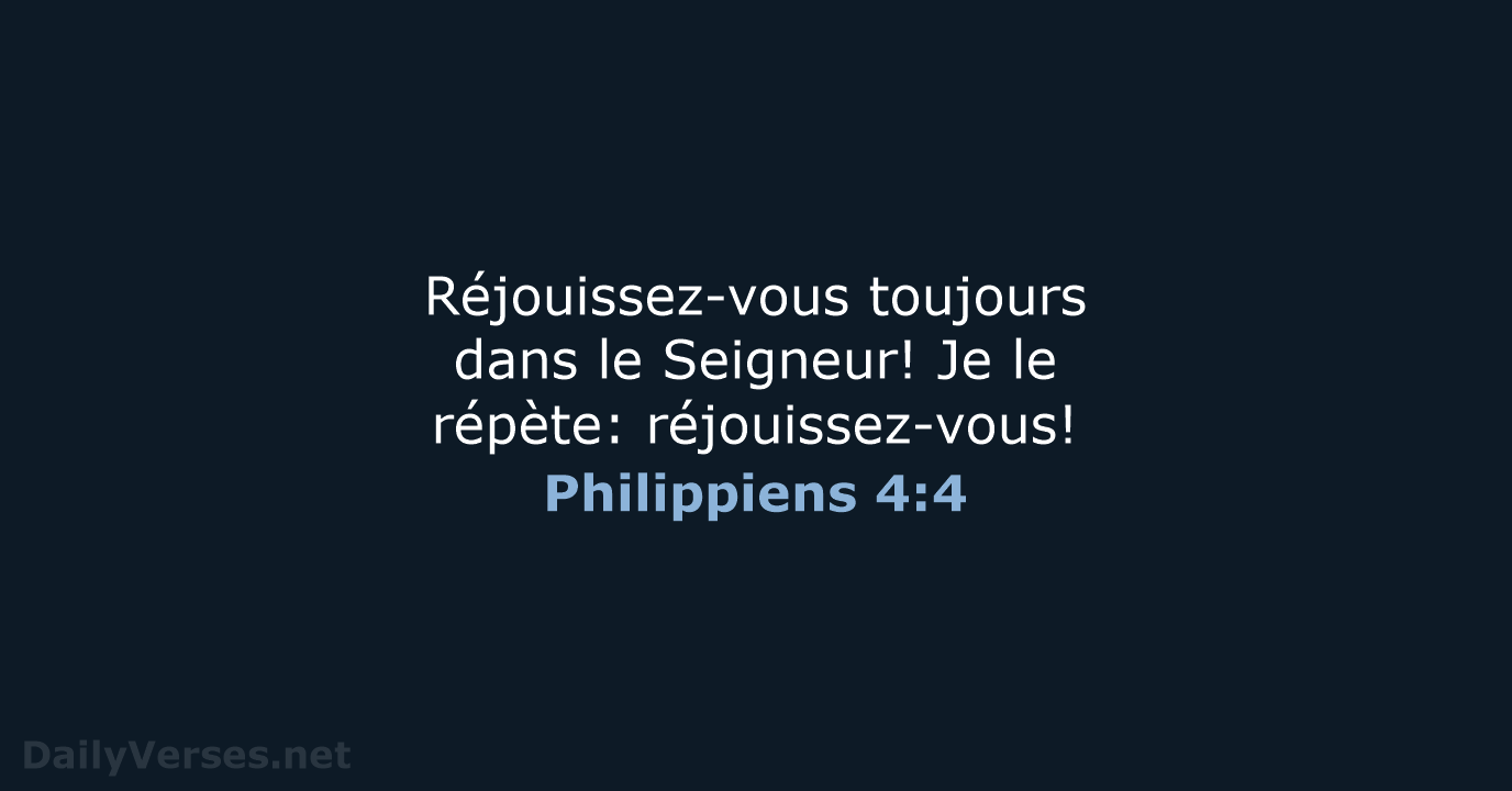 Philippiens 4:4 - SG21
