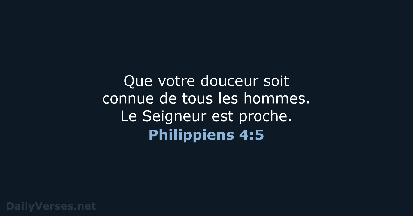 Philippiens 4:5 - SG21