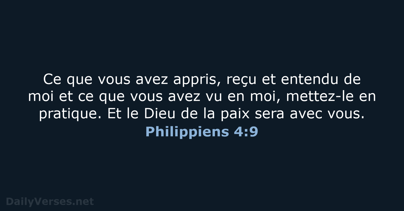 Philippiens 4:9 - SG21