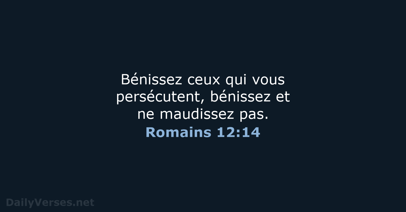Romains 12:14 - SG21