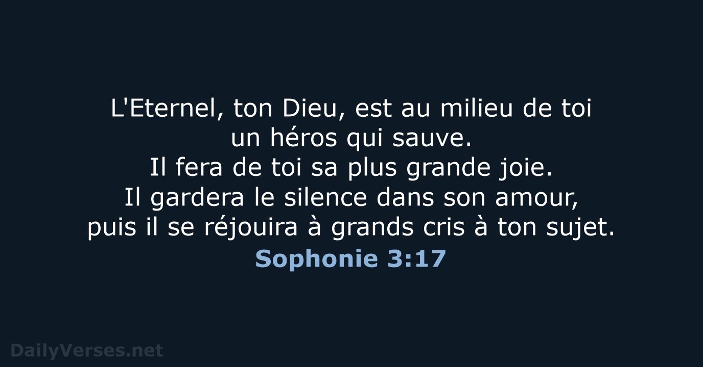 Sophonie 3:17 - SG21