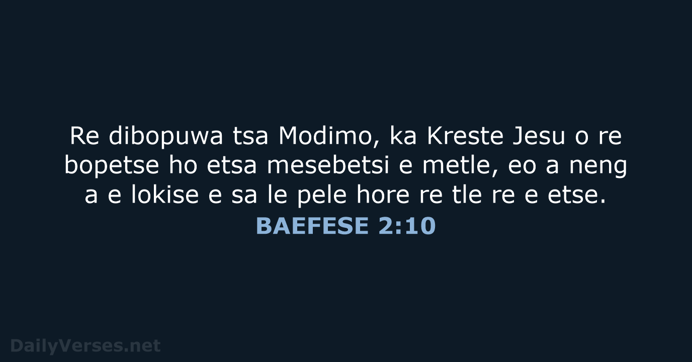 BAEFESE 2:10 - SSO89