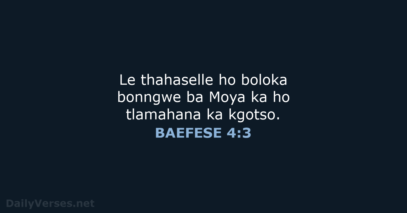 BAEFESE 4:3 - SSO89