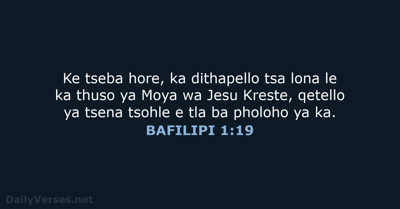 BAFILIPI 1:19 - SSO89