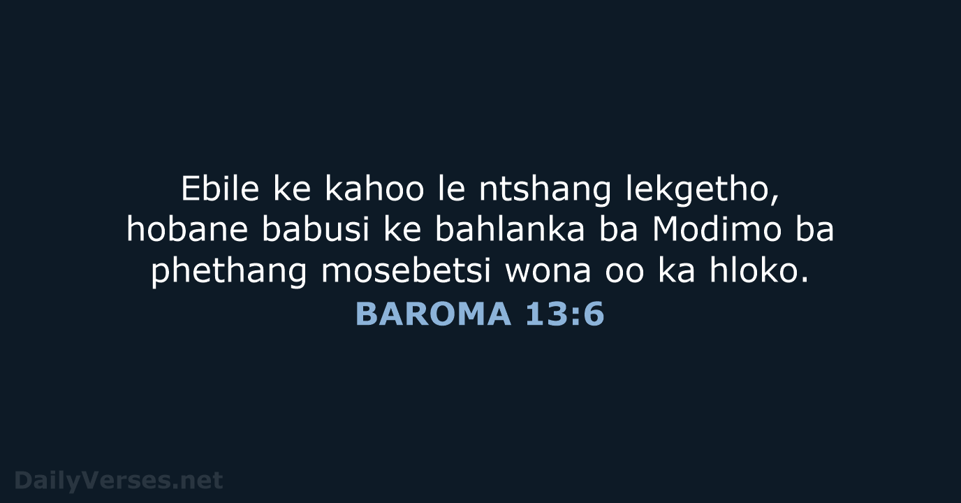 BAROMA 13:6 - SSO89
