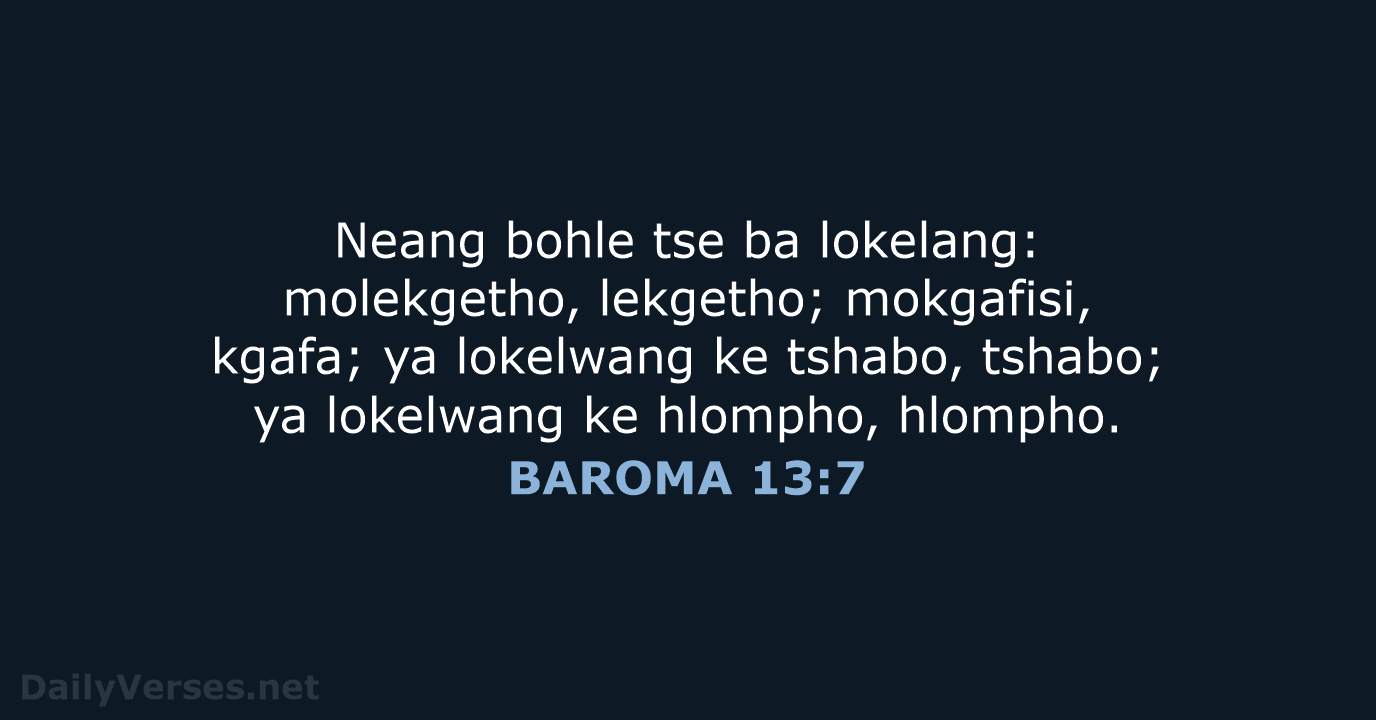 BAROMA 13:7 - SSO89