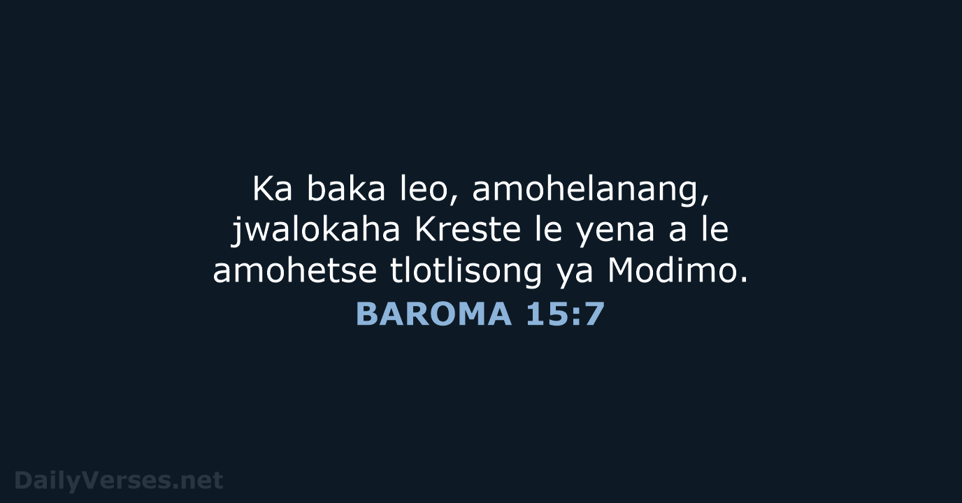 BAROMA 15:7 - SSO89