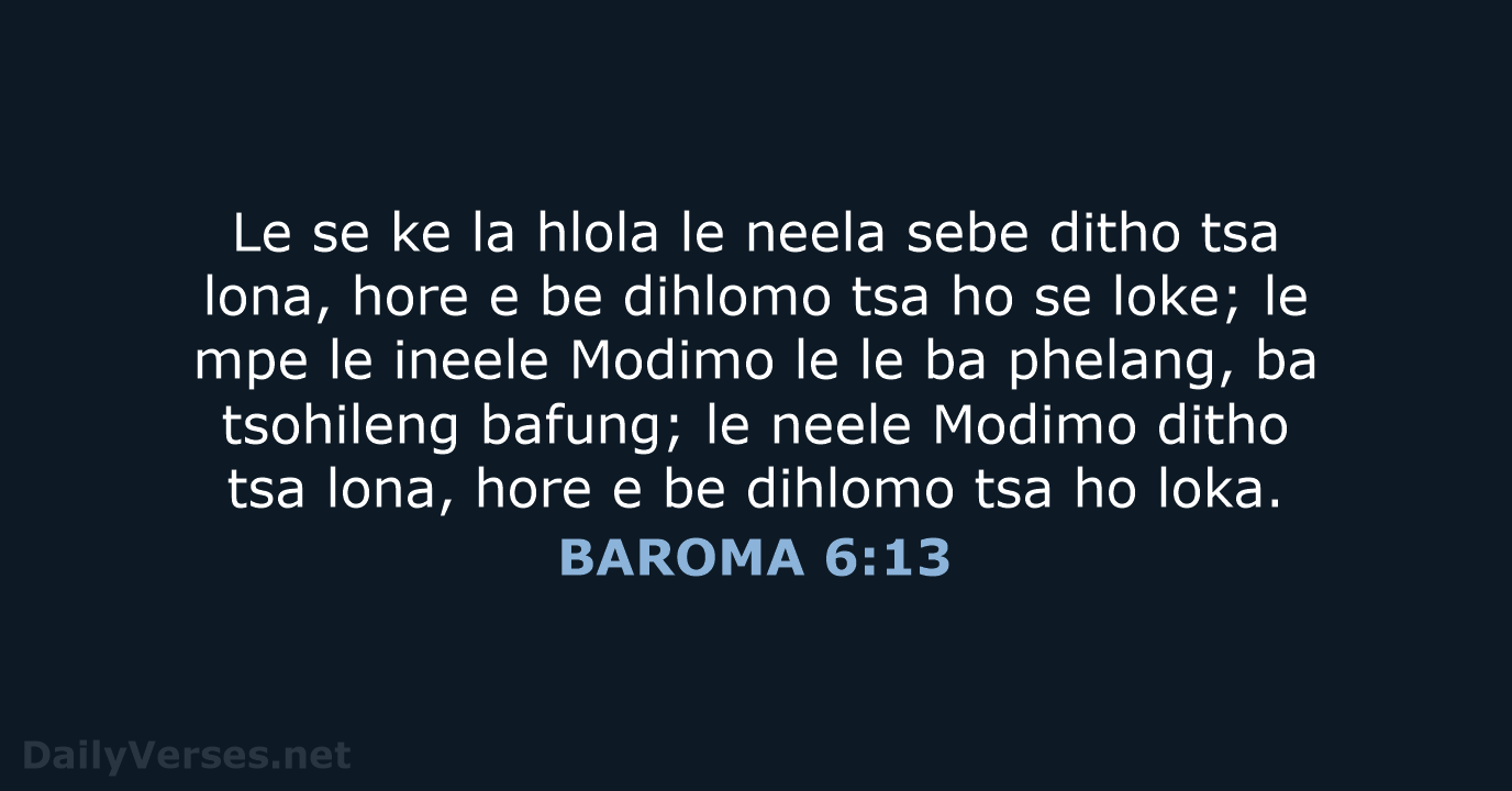 BAROMA 6:13 - SSO89