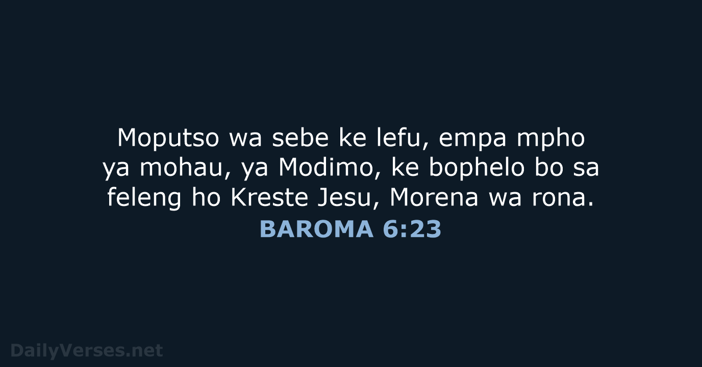 BAROMA 6:23 - SSO89