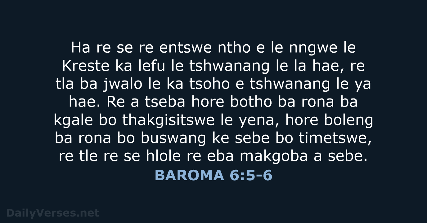 BAROMA 6:5-6 - SSO89
