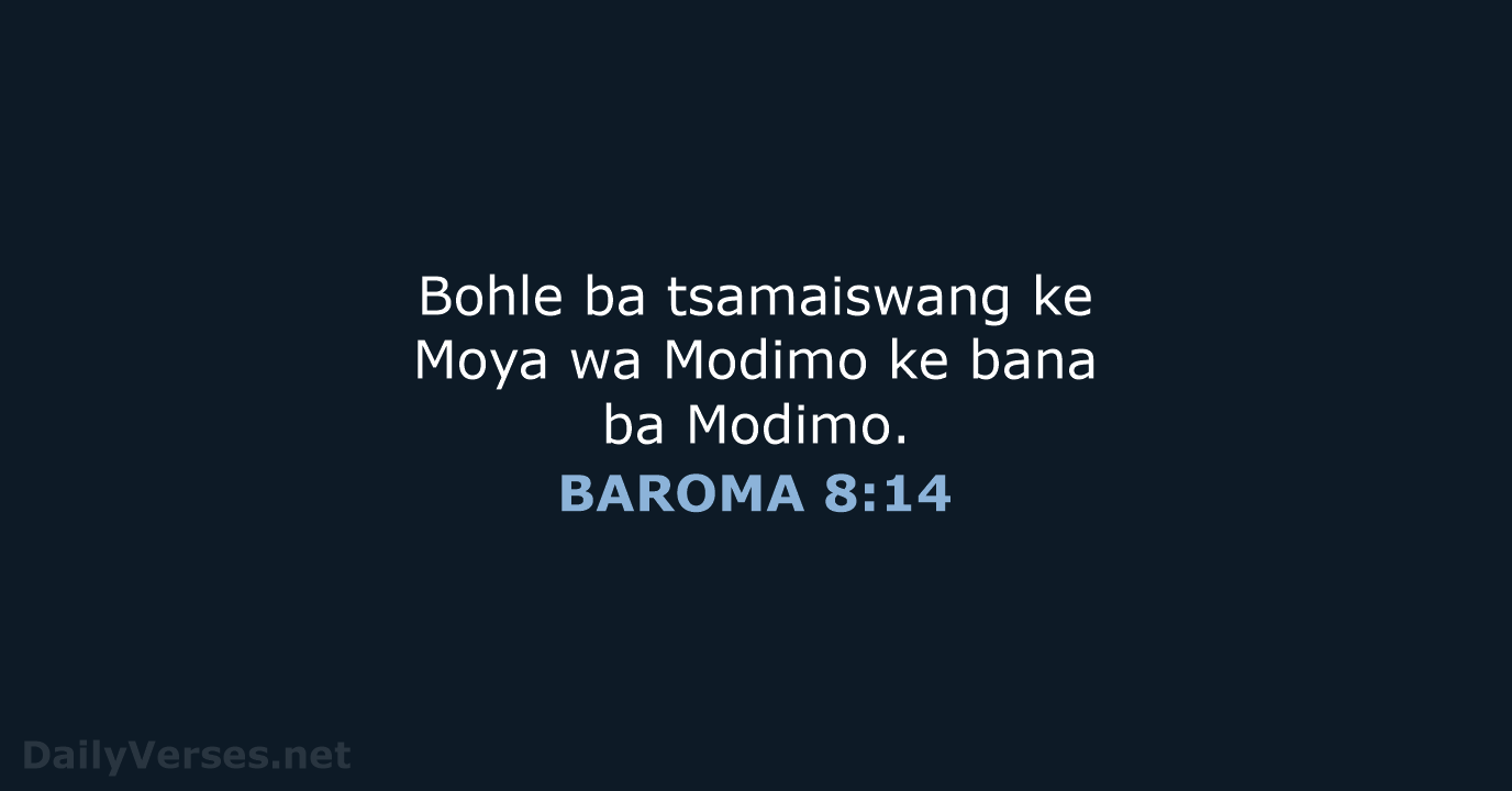 BAROMA 8:14 - SSO89