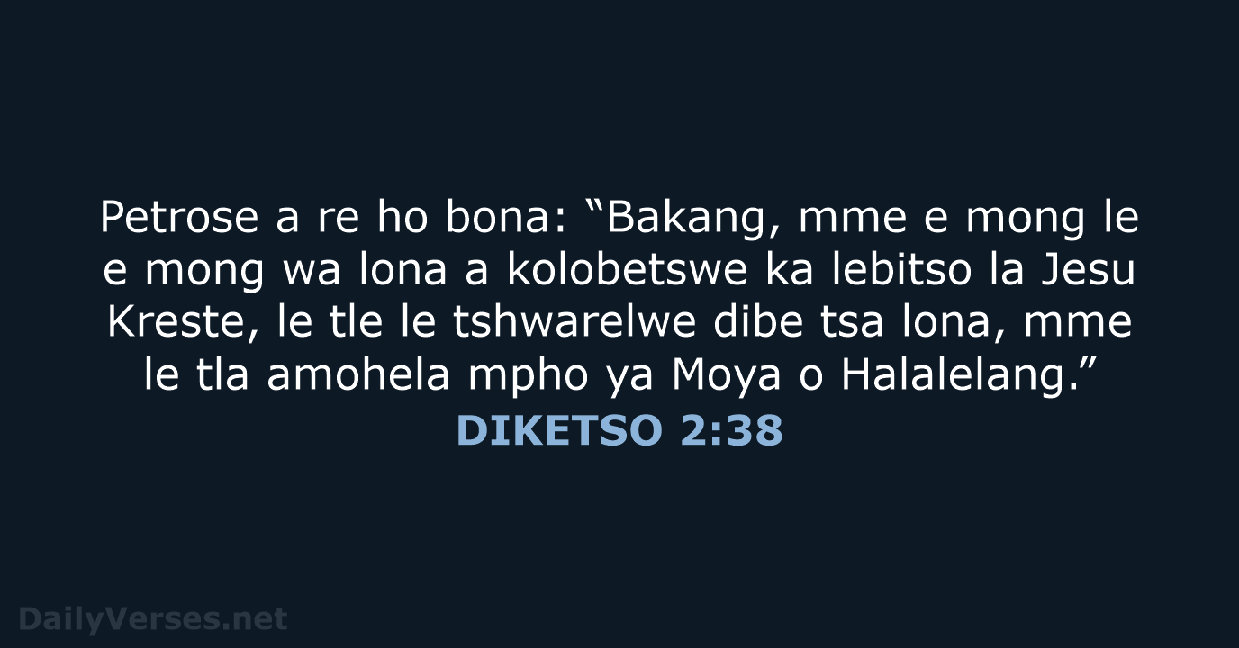 DIKETSO 2:38 - SSO89