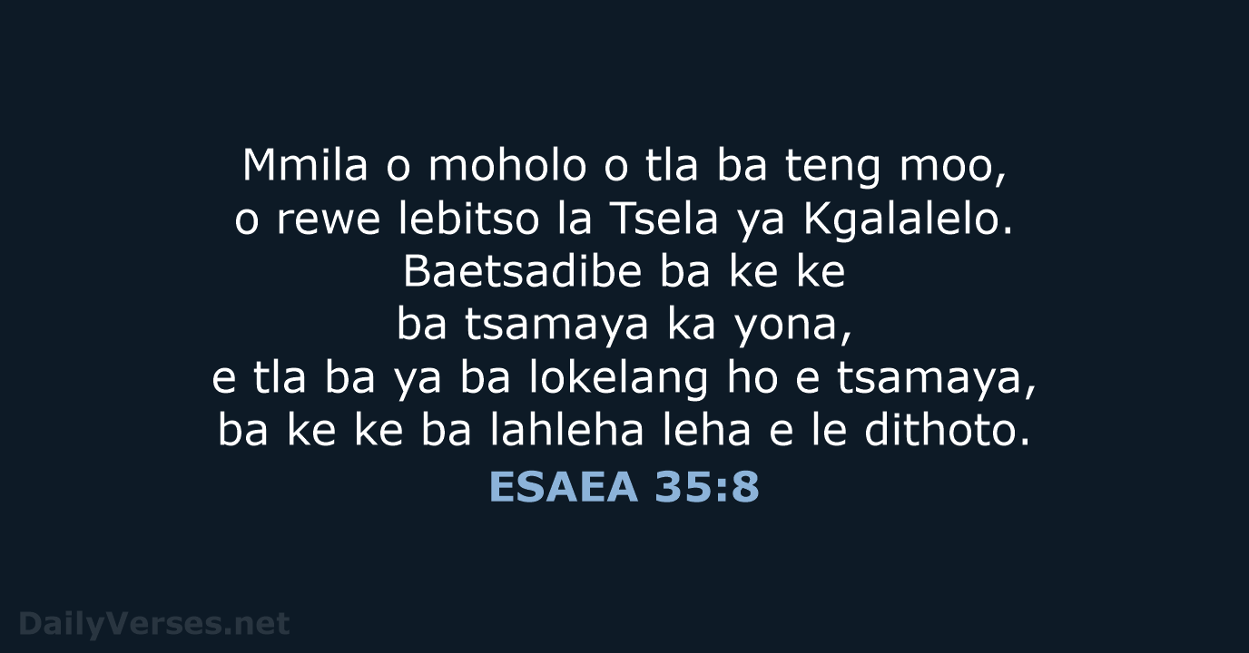 ESAEA 35:8 - SSO89