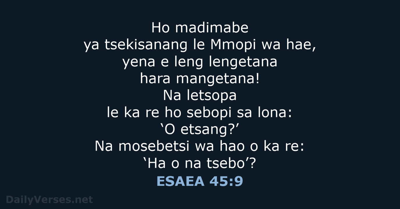 ESAEA 45:9 - SSO89