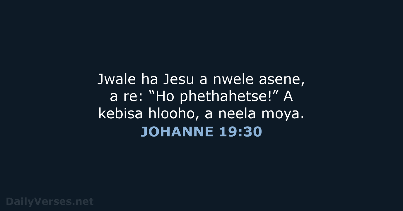 JOHANNE 19:30 - SSO89