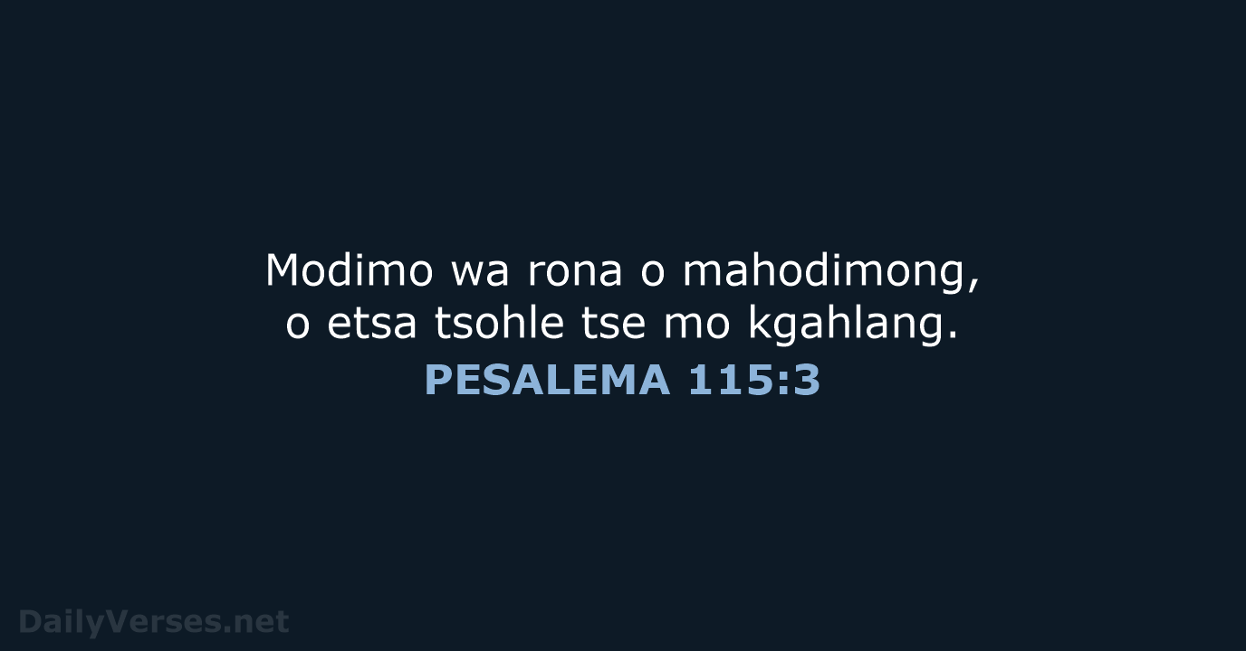 PESALEMA 115:3 - SSO89