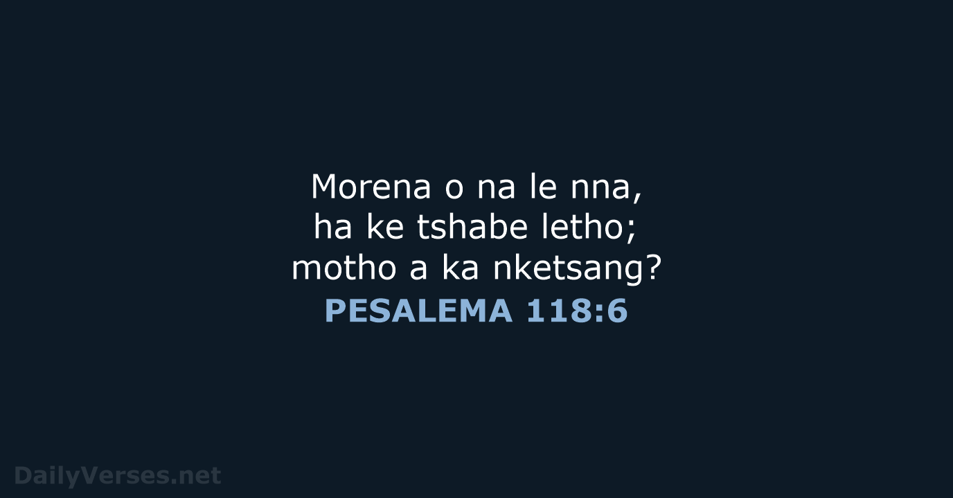 PESALEMA 118:6 - SSO89