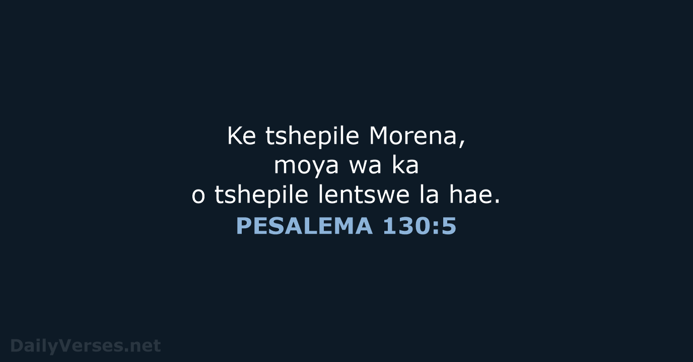 PESALEMA 130:5 - SSO89