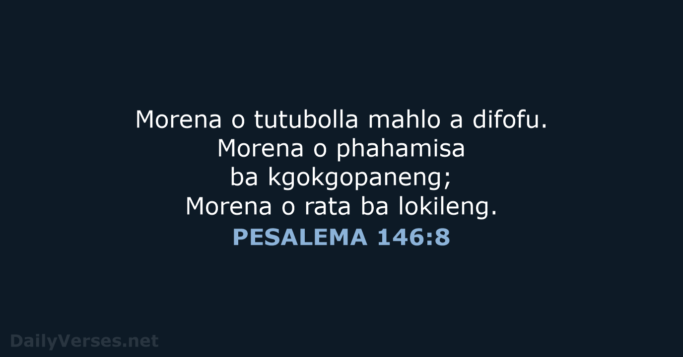PESALEMA 146:8 - SSO89