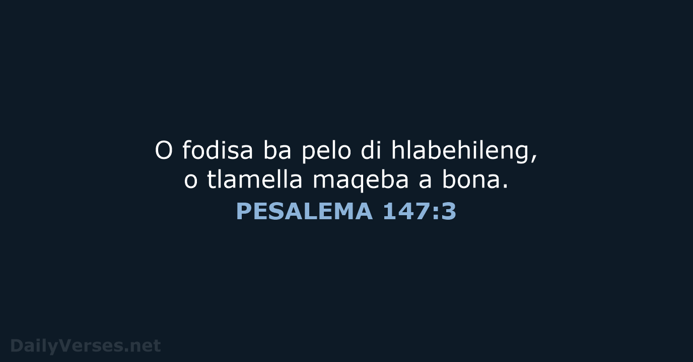 PESALEMA 147:3 - SSO89
