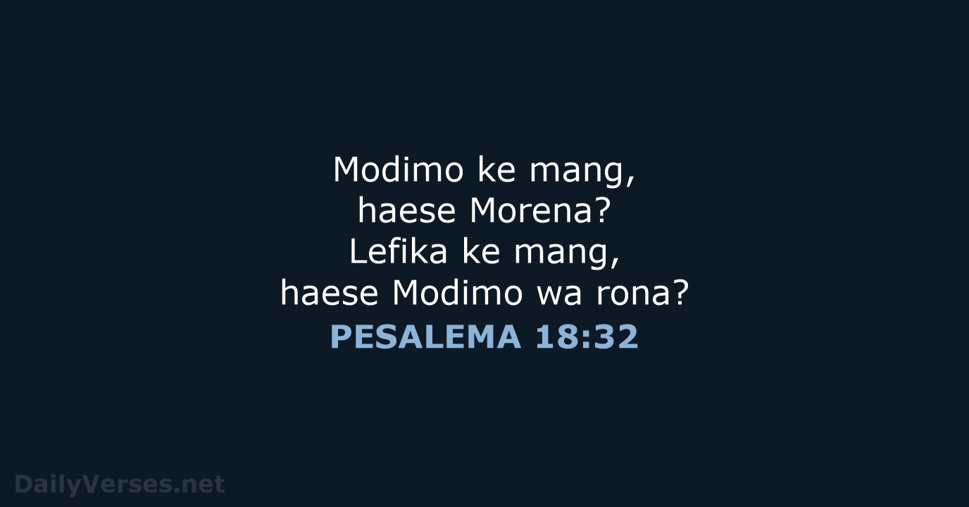 PESALEMA 18:32 - SSO89