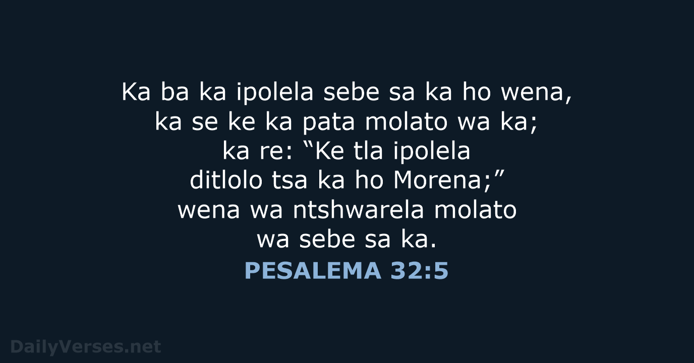 PESALEMA 32:5 - SSO89