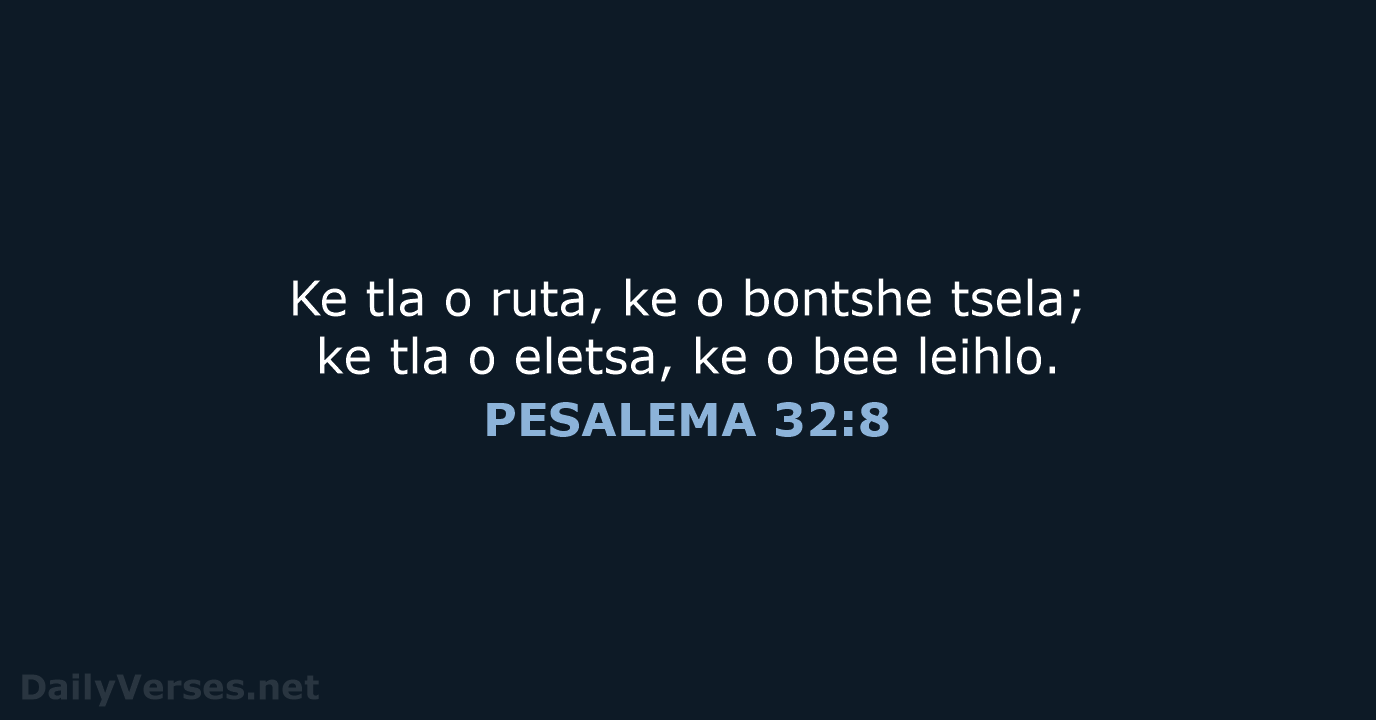 PESALEMA 32:8 - SSO89