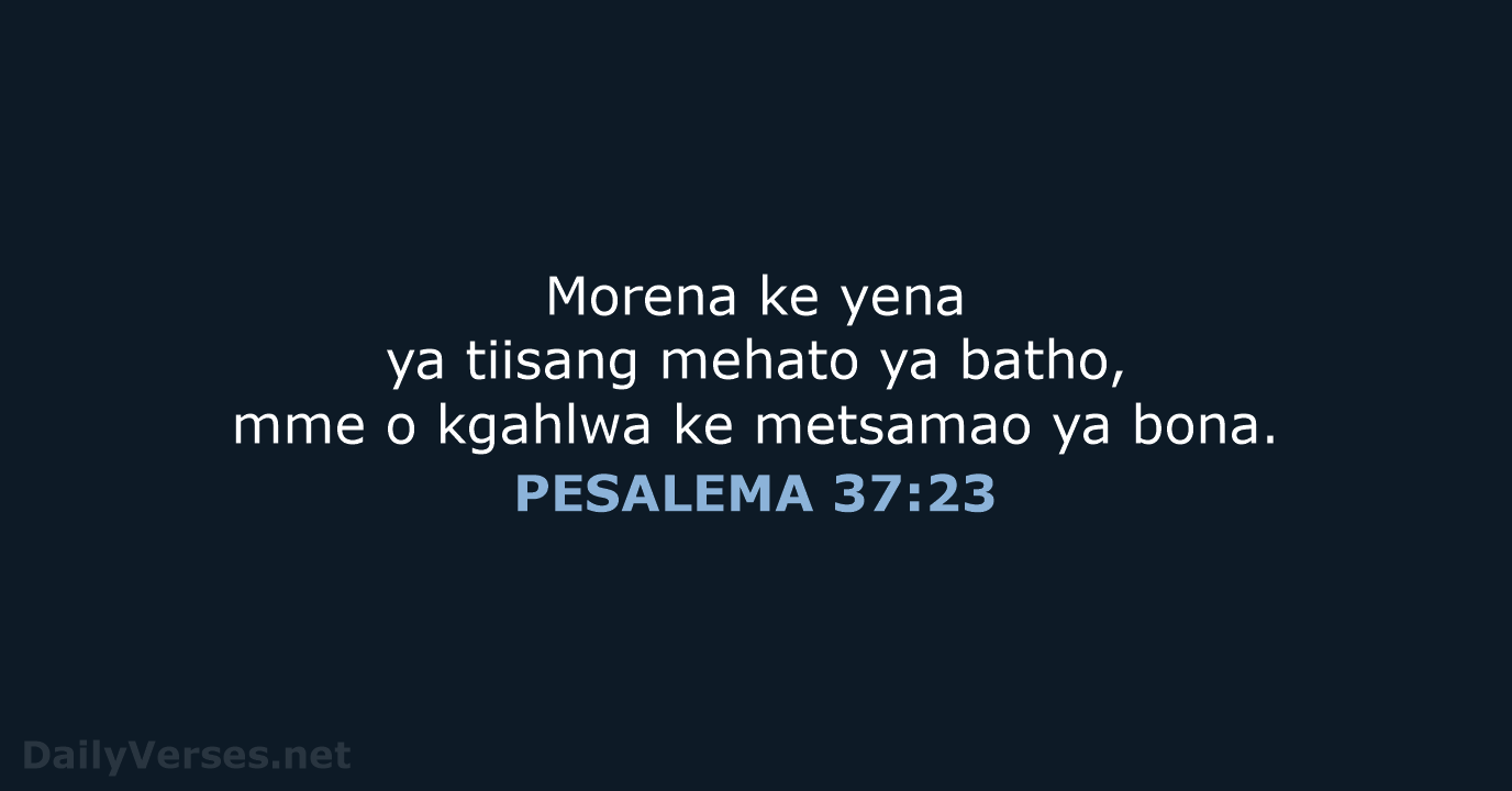 PESALEMA 37:23 - SSO89