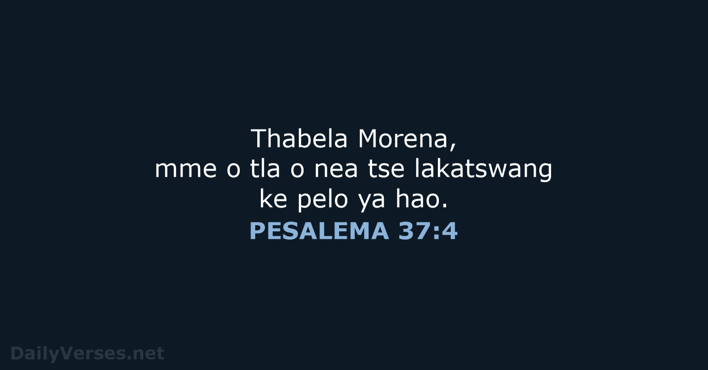 PESALEMA 37:4 - SSO89