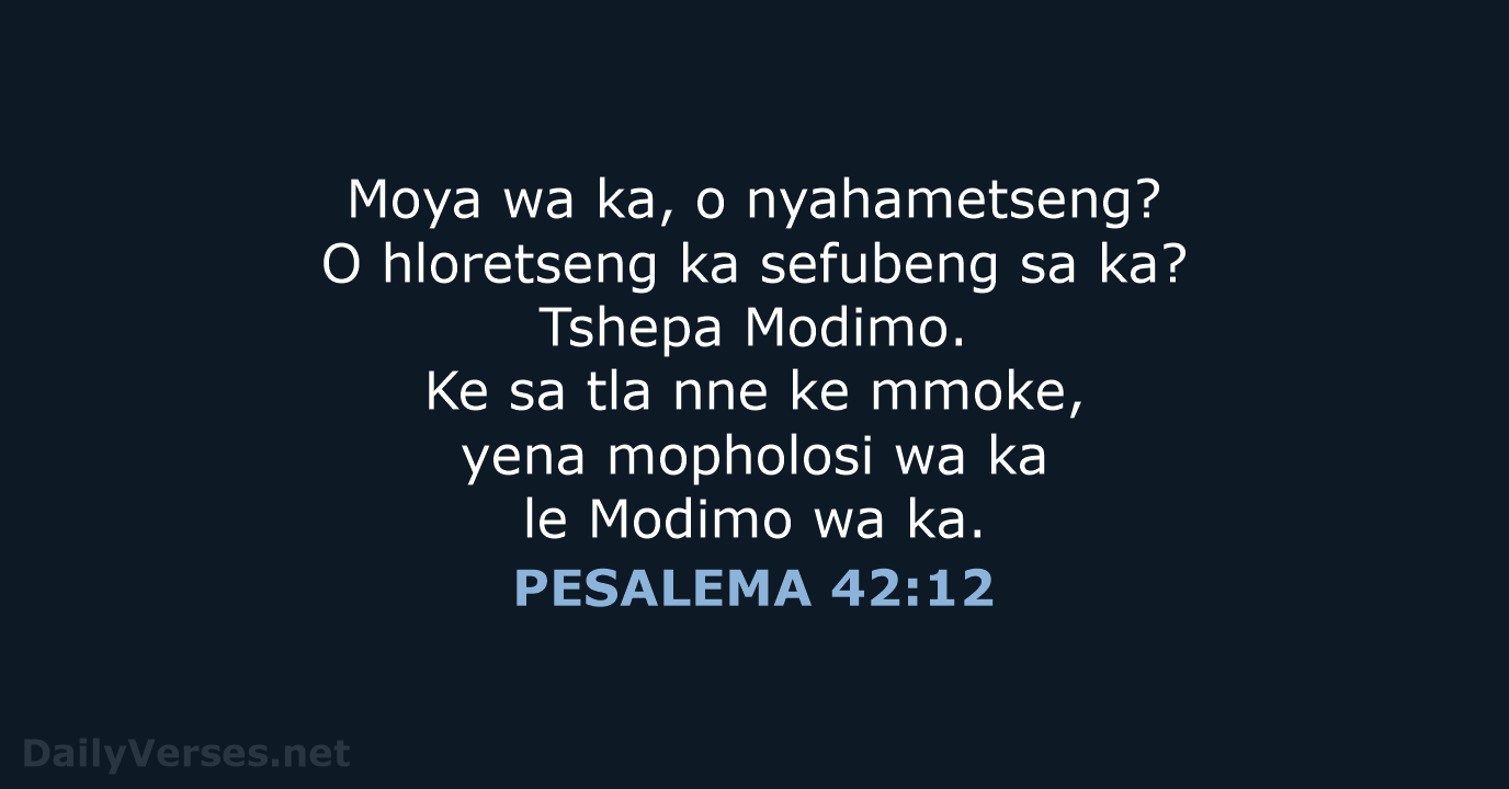 PESALEMA 42:12 - SSO89
