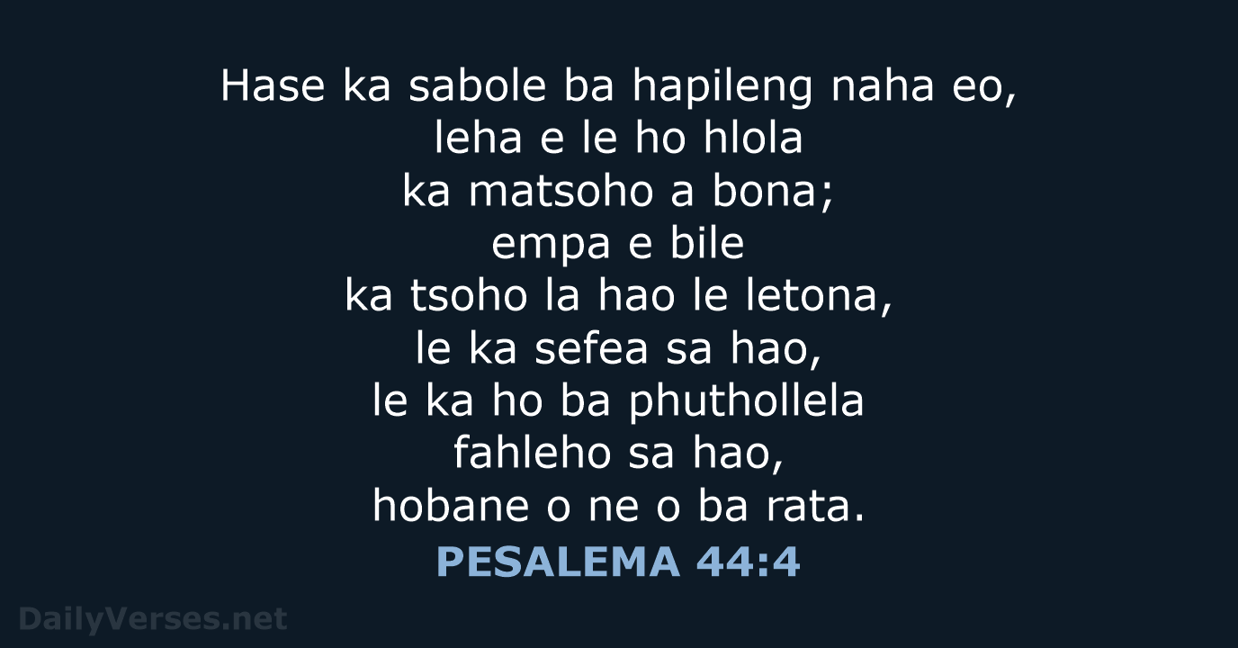 PESALEMA 44:4 - SSO89