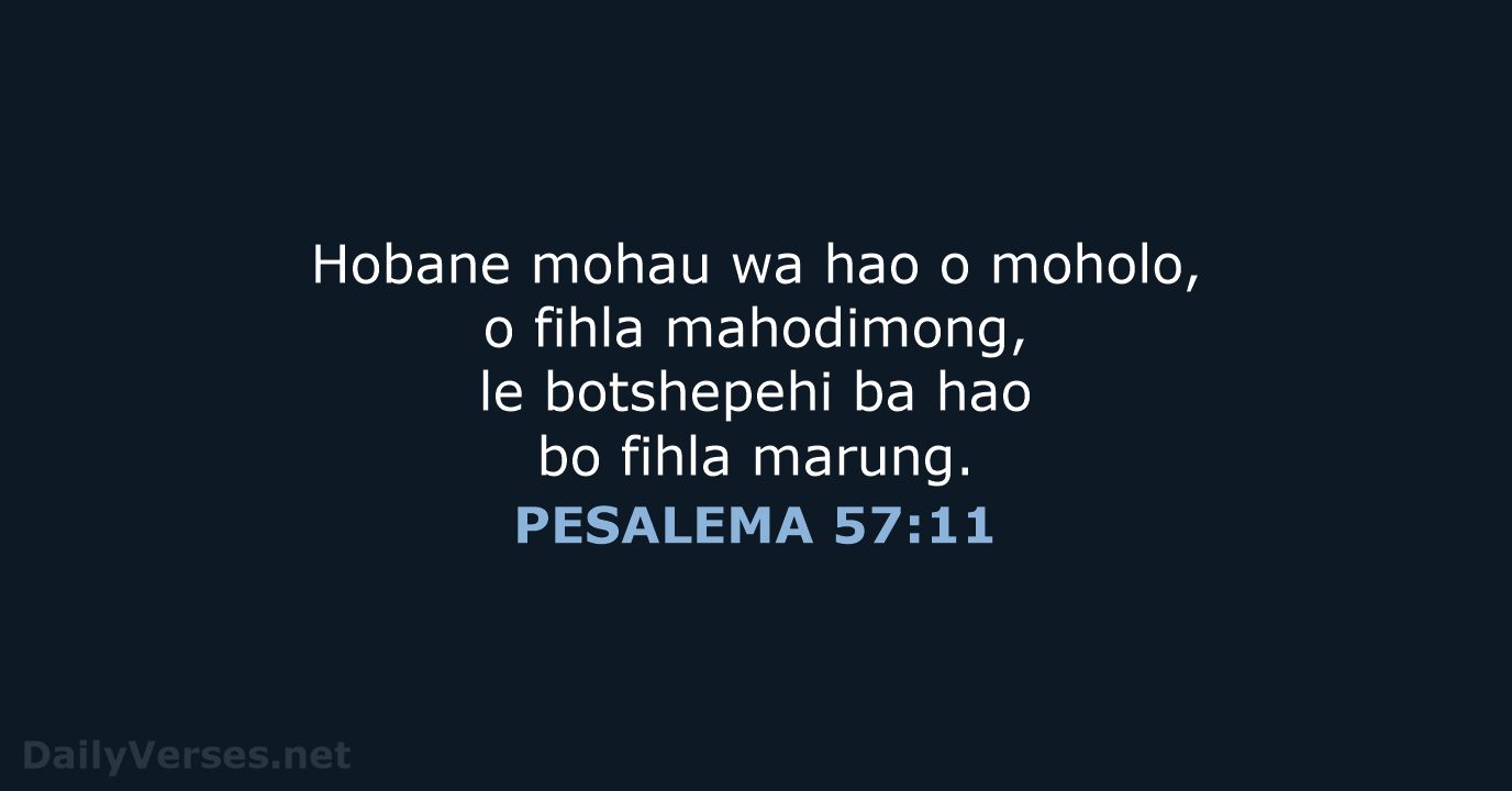 PESALEMA 57:11 - SSO89