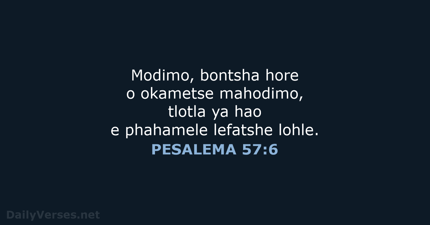 PESALEMA 57:6 - SSO89
