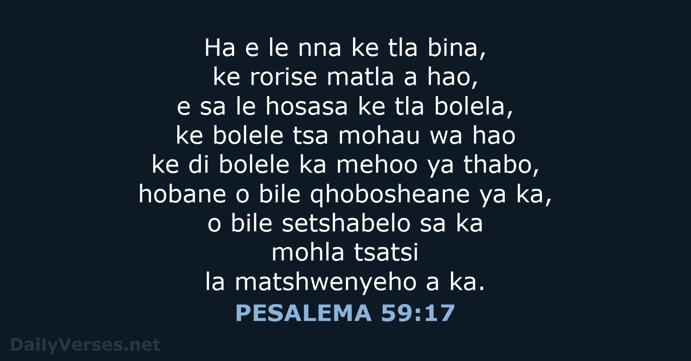 PESALEMA 59:17 - SSO89