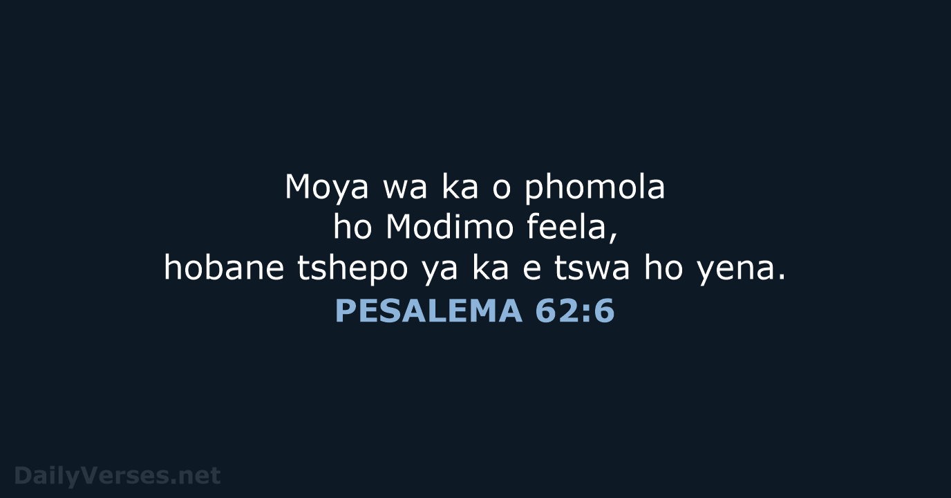 PESALEMA 62:6 - SSO89
