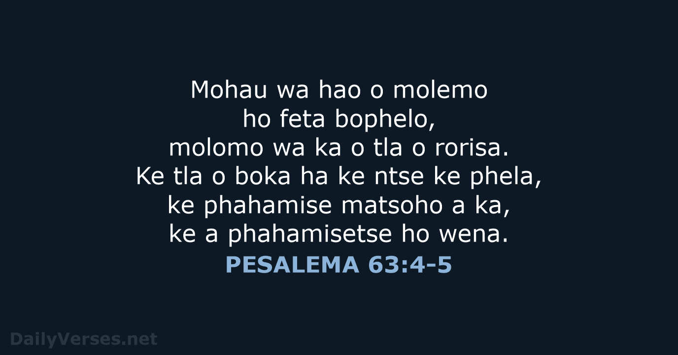 PESALEMA 63:4-5 - SSO89