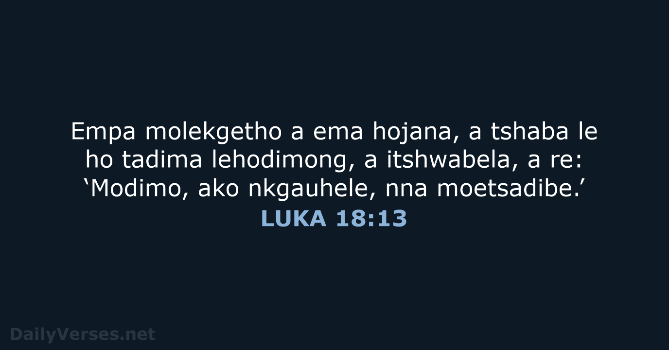 LUKA 18:13 - SSO89