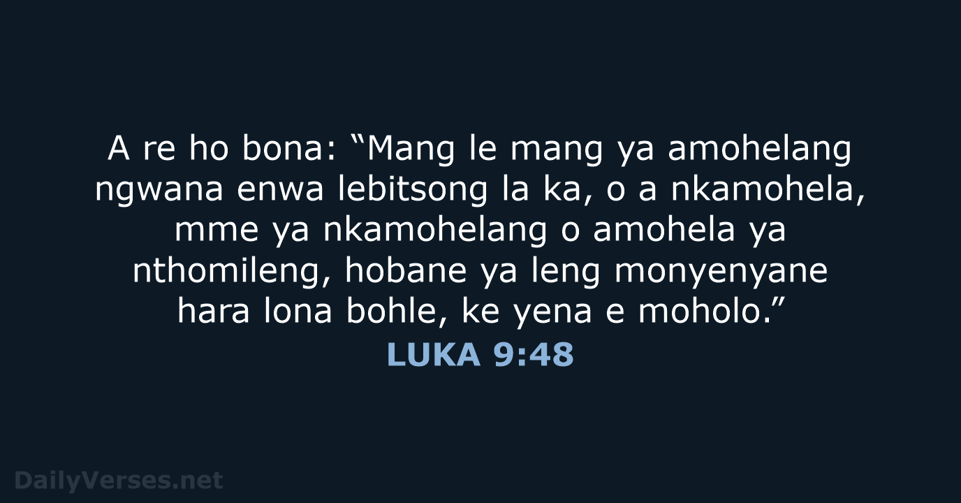 LUKA 9:48 - SSO89