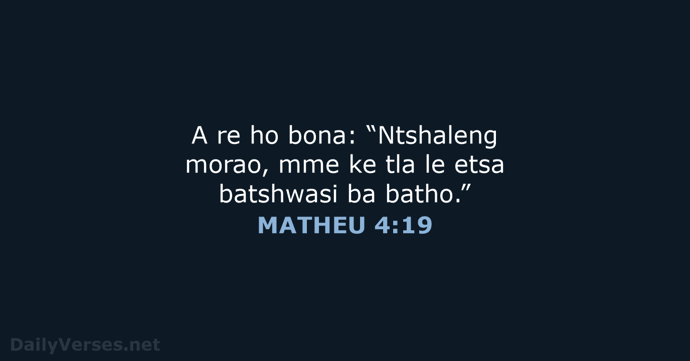 MATHEU 4:19 - SSO89