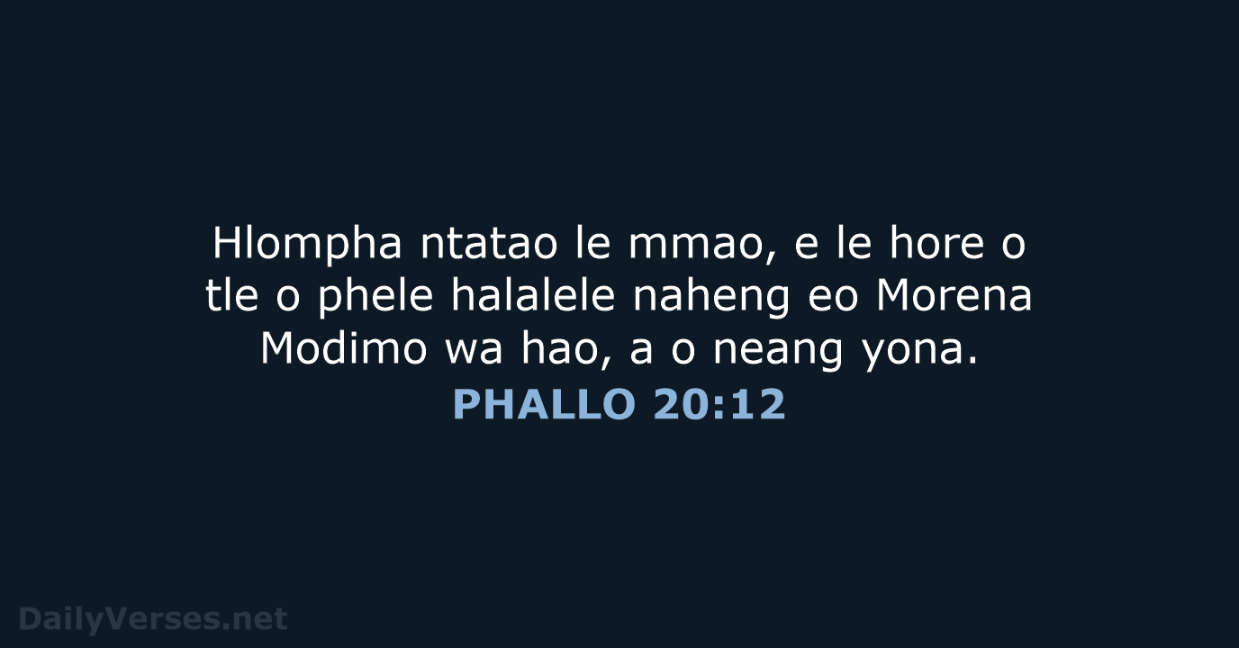 PHALLO 20:12 - SSO89