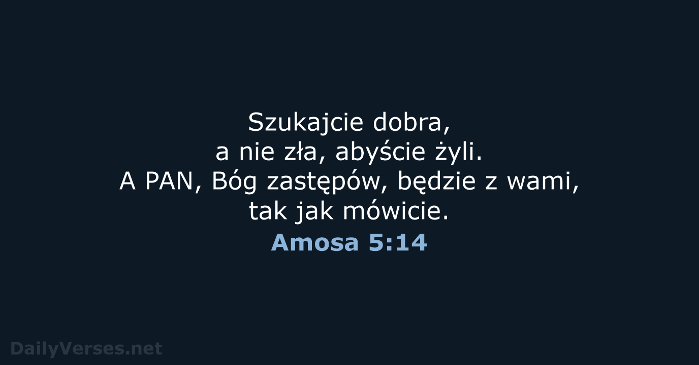 Amosa 5:14 - UBG