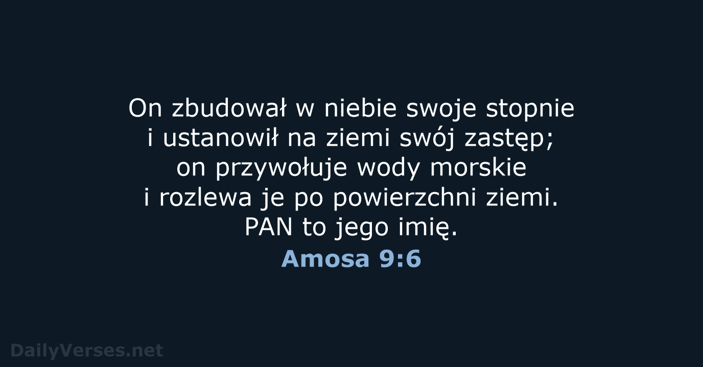 Amosa 9:6 - UBG