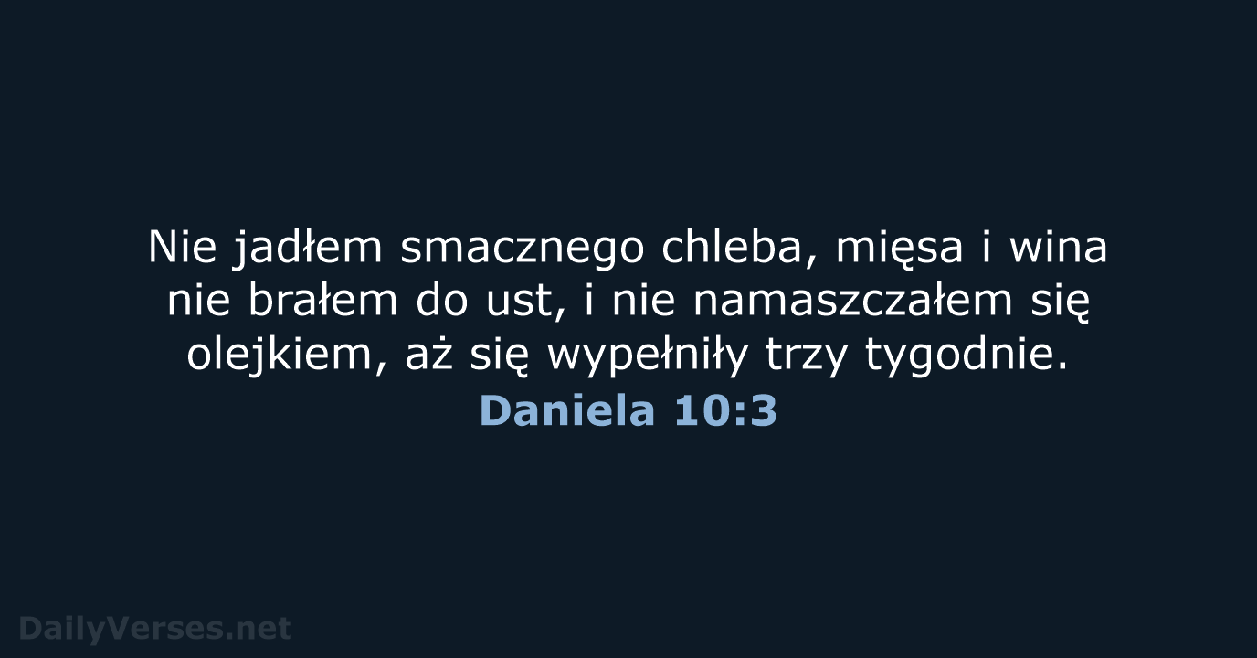 Daniela 10:3 - UBG