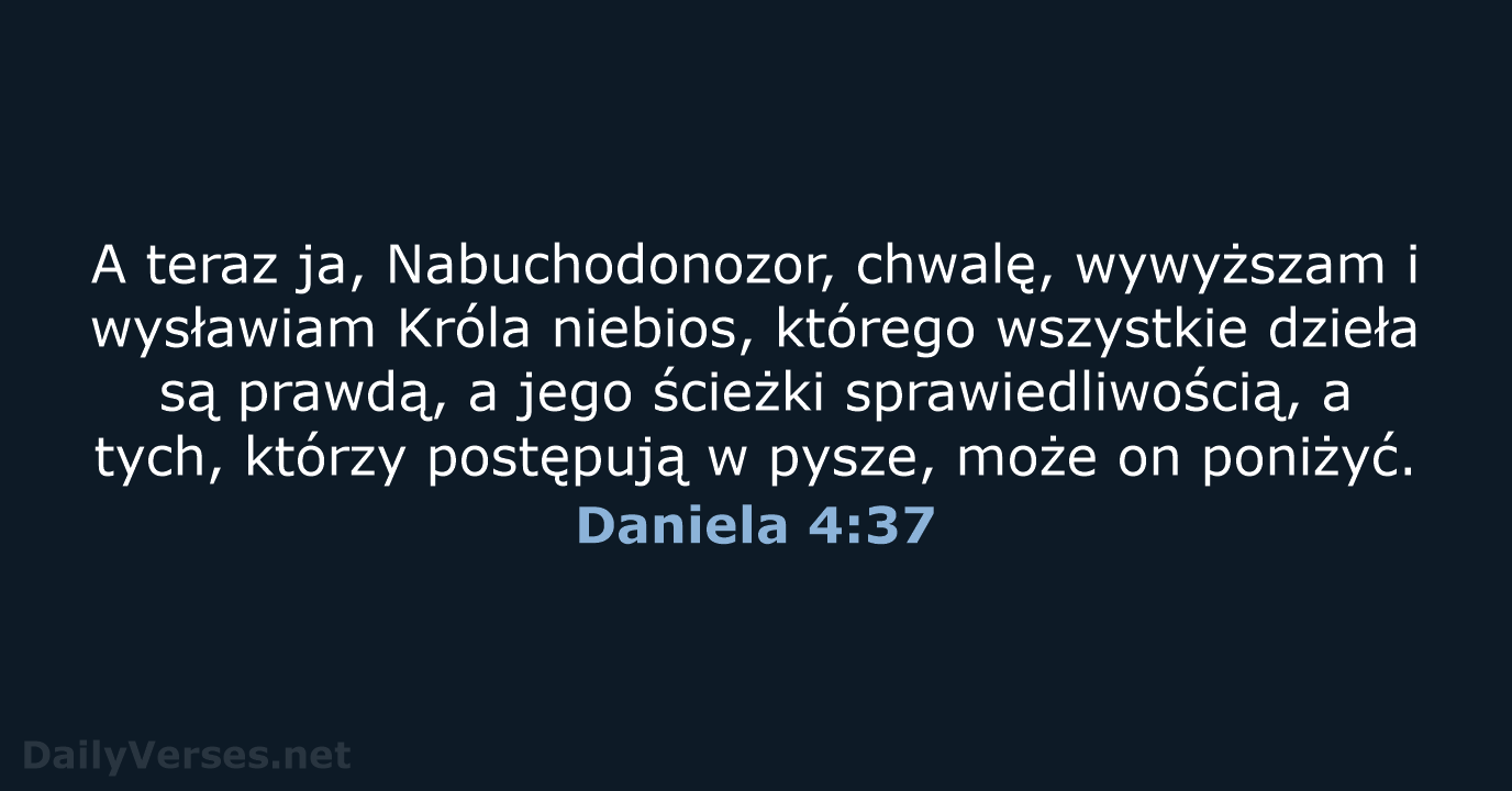 Daniela 4:37 - UBG