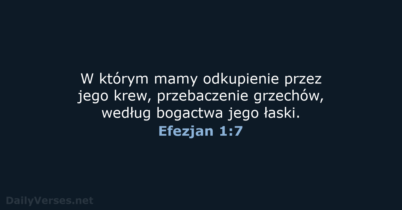 Efezjan 1:7 - UBG