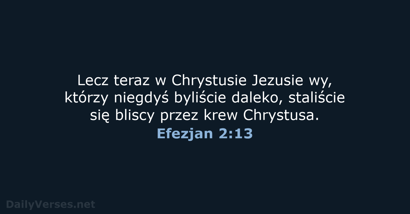 Efezjan 2:13 - UBG