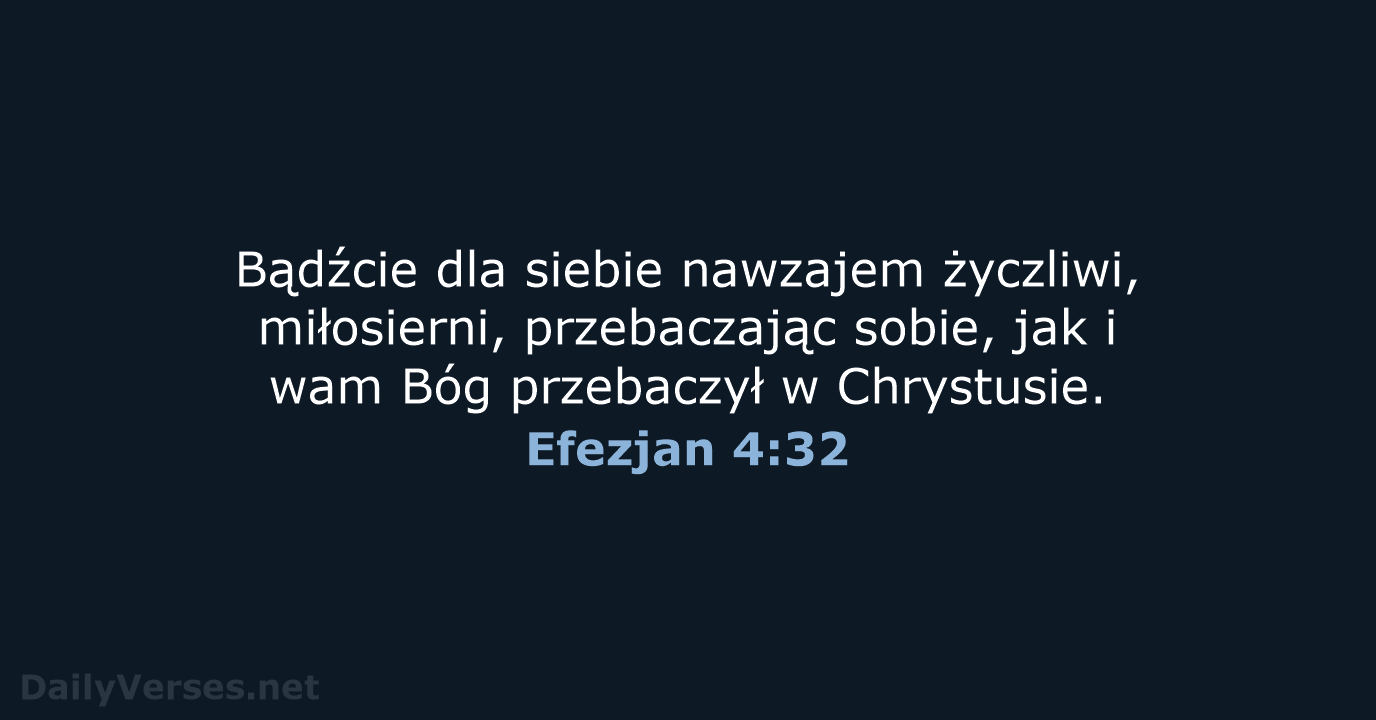 Efezjan 4:32 - UBG