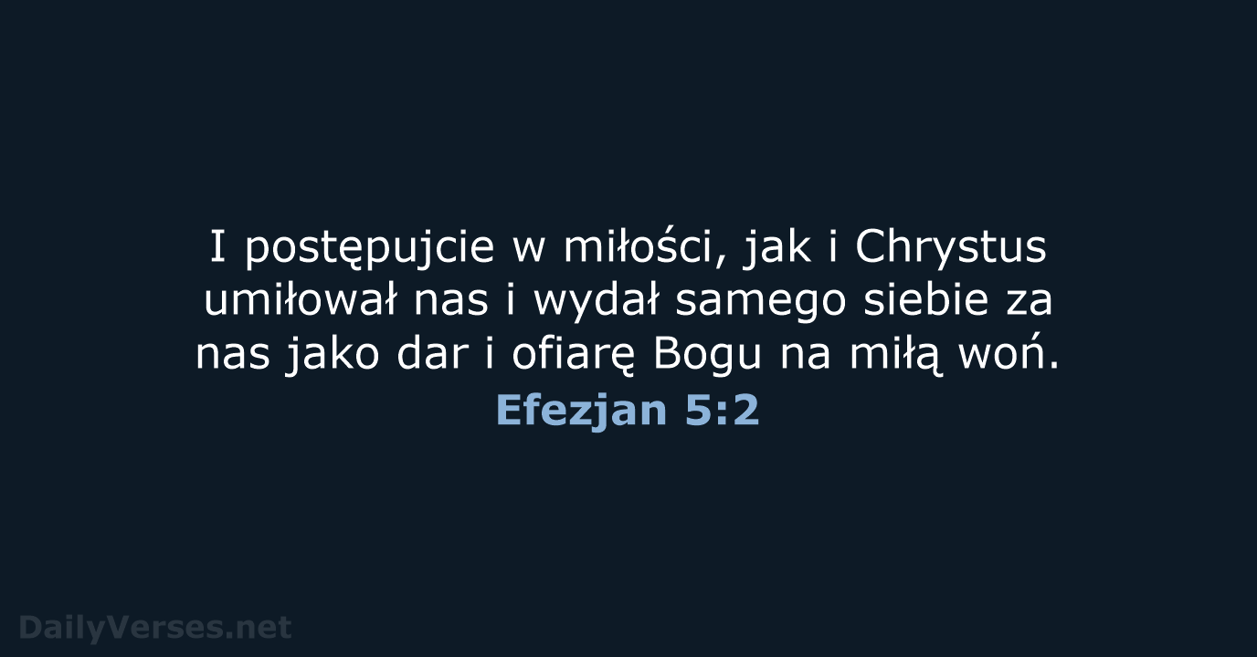 Efezjan 5:2 - UBG