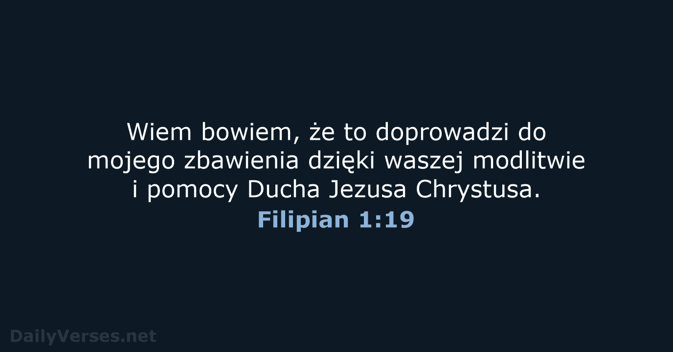 Filipian 1:19 - UBG