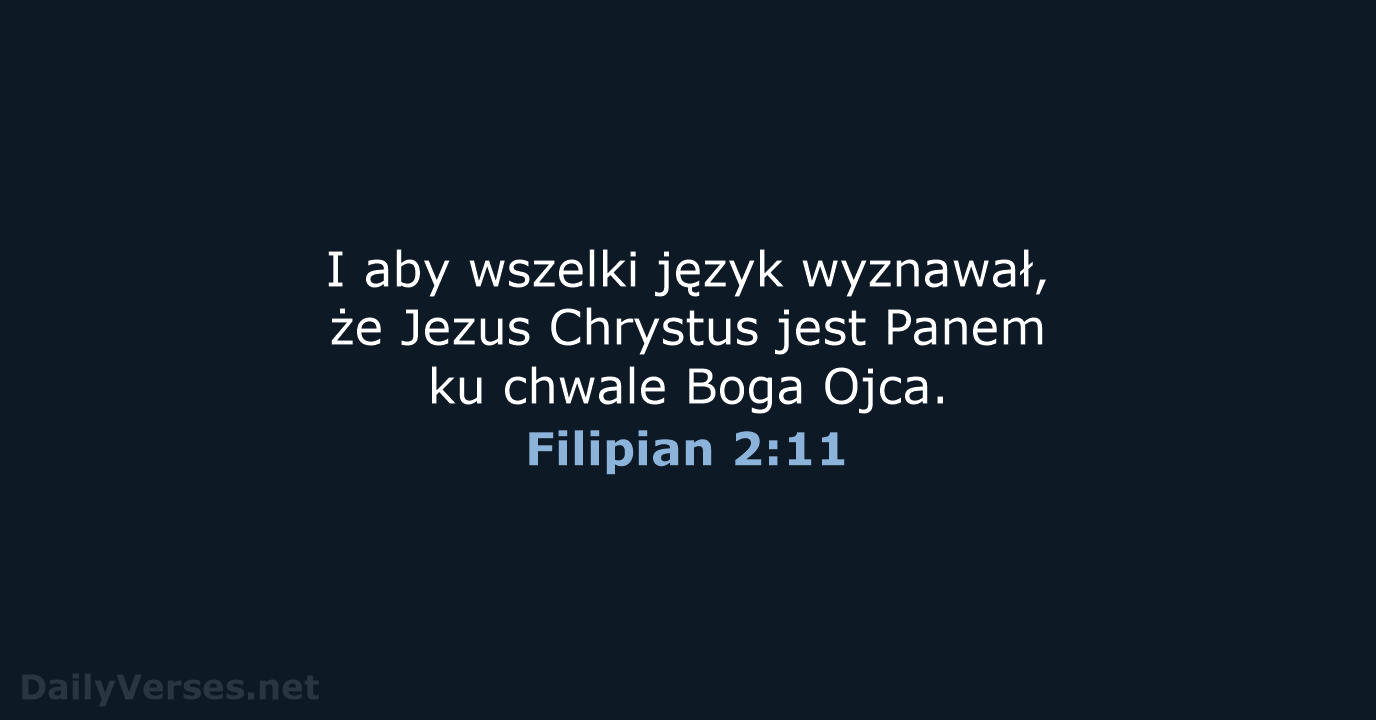 Filipian 2:11 - UBG